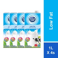 [Bundle of 4] Dutch Lady UHT Milk Low Fat 1L [Exp 09 Jan 2026 &/ Later]