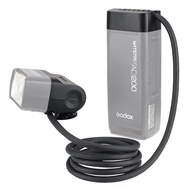 EC200 Extension Flash Head 200W for Godox AD200/ AD200Pro Pocket Flash, 2M Extend Power Cable, Works