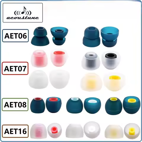 Acoustune Eartips AET08/AET06/AET07/AET16 Ear Plug Earphone Cover Double Section Earphone Cover Slee