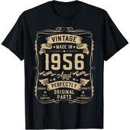 Men's cotton T-shirt Vintage 1956 69yr 69th Birthday Gifts for Men 69 Years Old T-Shirt