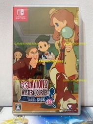 《今日快閃價》（中古二手）日版 Switch NS遊戲 LAYTONS 雷頓教授 神秘之旅～卡翠愛兒與大富翁的陰謀DX / Layton’s Mystery Journey Katrielle and The Millionaires‘ Conspiracy [Deluxe Edition Plus] / レイトン ミステリージャーニー カトリーエイルと大富豪の陰謀DX 日文版