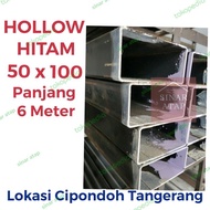 promo BESI HOLLOW HITAM 50x100 tebal 2 mm panjang 6 M