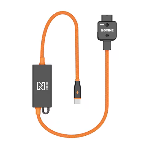 ZGCINE Cable 20 inch DT-PD D-Tap to USB-C PD 2-Way V-Mount Charger Power Cable for V-Mount Battery M