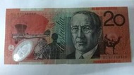 【全球硬幣】澳大利亞 澳洲20元塑膠紙鈔2007年AUSTRALIA 塑膠鈔 XF單張價隨機出貨 XF