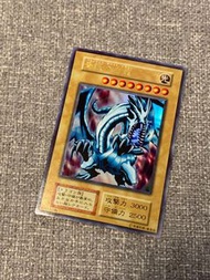 遊戲王 青眼白龍 舊版 金閃 無閃角 UR