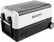 [op105] EUHOMY 12 Volt 48 Quart Portable Freezer Electric Cooler Car Refrigerator with Dual Zone Tou