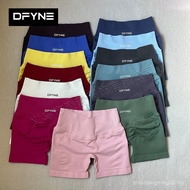 DFYNE Vision Cross Waist European American Seamless Hip-lifting Fitness Yoga Shorts