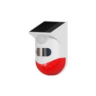 戶外太陽能紅外聯動款報警燈太陽能人體感應報警器（CT80S-手拉手聯動款）