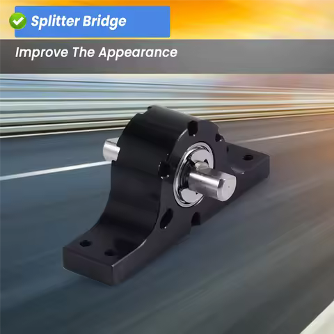 Extend Driveshaft Axle Splitter Bridge for Tamiya 1/14 RC Truck Trailer Car Tipper Scania Actros Vol