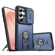 Case For Samsung Galaxy S26 S25 S24 S23 Ultra Plus FE A56 16 07 05S Slide Camera Protect Magnetic Ho