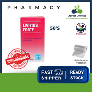 LIVIPIDS FORTE 50'S (EXP 02/2027) | VEGETABLE CAPSULES | LIVER TONIC