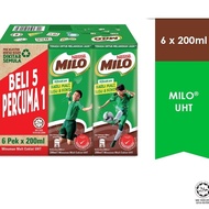 Nestle Milo Activ-Go UHT Promo Pack 200ml x 6s (5+1)