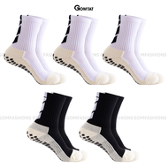 Combo 5 đôi tất nam thể thao GOMTAT vớ đá banh nam có đệm silicon chống trượt chất liệu cotton khử m