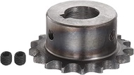 HARFINGTON 06B Roller Chain Sprocket 17T Pitch 3/8" 18mm Bore A3 Carbon Steel Motor Drive Gear