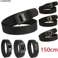 TUSHI Belt New 150cm Army Tactical Belt Quick Release Military Belt Training EDC Outdoor Shooting Hi