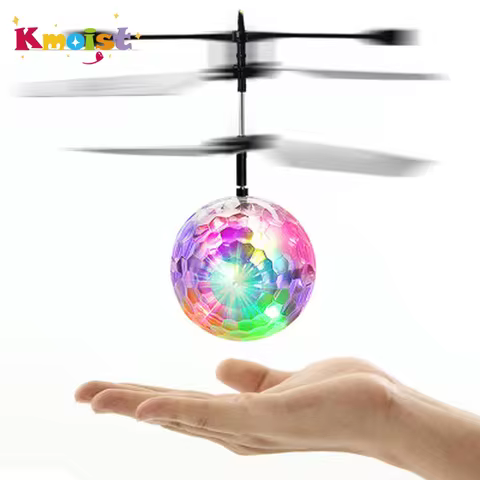 Led Light Luminous Flying Ball Toys Electric Float Flight Balls Electronic Infrared Induction Aircra