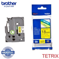 Brother Original TZe-641 / TZ-641 18mm Black on Yellow Tape TZe641