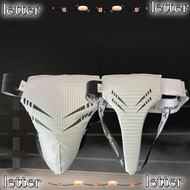 LETTER Groin Guard, Thickening PU Leather Groin Cup, Protective Polyester Cloth Groin Protection Gea