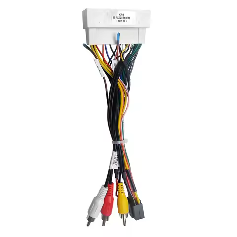 For Hyundai Encino Mistra KIA K3 KX5 Radio Wiring Harness Car Audio Player 16PIN Android navigation 