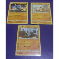 Pokemon TCG - 2019 Cubone Card, 3 pcs