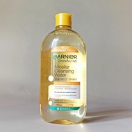 Garnier Vitamin C Cleansing Toner 400ml ผลิตภัณฑ์ทำความสะอาดผิวหน้า ตoner กระชับรูขุมขน ลดเลือนจุดด่