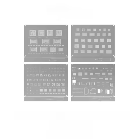 2UUL BG01 BGA Reballing Stencil Kit for IPhone 8-16 Series Nand Flash/ WIFI/Face ID /Screen /Baseban