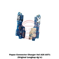 Papan Connector Charger Itel A26 A571 Pcb Board Con Cas Original Ori