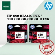[100% ORIGINAL]HP 680 BLACK  INK / TRI COLOR COLOUR PRINTER INK CARTRIDGES  For HP DeskJet 1110/ 1115/ 2130/ 2135/ 3630