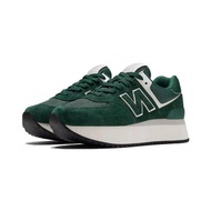 New Balance NB 574+Anti slip Cushioning Durable Sports Casual Shoes Running Women's Shoes Green