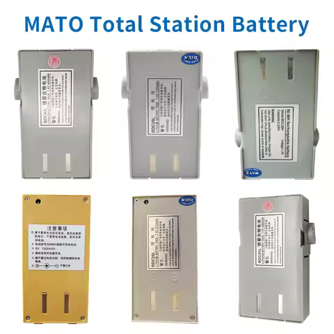 NI-MH Battery for MATO Leizon Total Station and Theodolite Battery BDC20L/40/25H/13H/MTS805R/625L/60