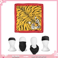 YOIOI Durability Wristband Scarf Outdoor Activity Square Head Scarf Cotton Head Scarf