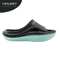 Novigo® Drift Dual Density Men EVA Sandal (Eerie Black/Cadet Blue)