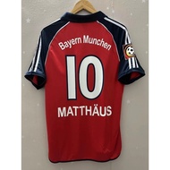 00-01 Bayern Munich MATTHAUS EFFENBERG high quality retro football jersey high quality custom tshirt