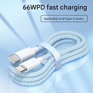 2M type c cable fast charging  macaron braided data cable suitable for Huawei super fast charging ca