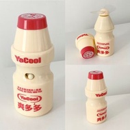 😂  中古益力多搞惡爽多多手提電風扇造型 00’s Vintage Yakult Yacool Cooling Handhold Funny Traveling Mini Electric Fan 迷