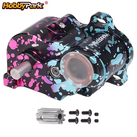 LCG Gearbox RC HobbyPark Upgrade LCG Gearbox for 1/10 RC Crawler SCX10 SCX10 II Low CG Lightweight H