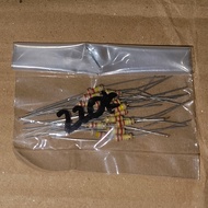 R 220K Ohm 0.25W 5 Percent Resistor 220 K Kilo Ohm 0.25 Watt 20 Pcs
