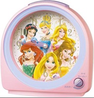 【🇯🇵免本地運費】日本原裝進口 日版 Disney 迪士尼公主 Seiko 精工 鬧鐘 Alarm Clock 粉紅色 綠色