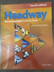 二手書 New Headway Pre-Intermediate Student's Book 4th Edition Oxford