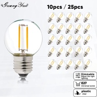 G40 E27 LED Mini Globe Light Bulb 1W Edison Filament Bulb Warm White 2700K Night Bulb for home