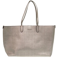 Excellent condition Alexander McQueen calfskin silver tote bag 0597 [Pre-owned] Alexander McQueen