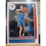 Josh Giddey Card 2021-22 Panini NBA Hoops Rookie RC