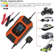 MSW Foxsur 12V/7A fast battery charger, Intelligent motorcycle car battery charger, GEL AGM Battery 