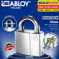 ABLOY FINLAND Original Heavy Duty Gate Door Padlock Long Shackle 72mm PL 350/50 | PL 350/25 - BUILDM