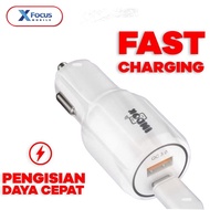Car Saver INDOK SV-01 48W QC18W+PD30W Fast Charger Usb Port+Type-C Port Car Charger/ Supports Fast C