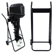 Walmeck Outboard Boat Motor Stand Heavy Duty 165LB Load Capacity Engine Trolley Repair Maintenance S