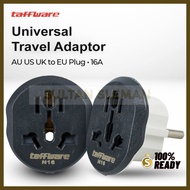 Universal Travel Adapter 16A AU US UK EU / Loop Travel Adapter AU US UK to EU Plug 16A