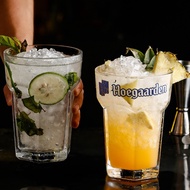 Glass Beer Mug Extra-large Capacity Draft Beer Hexagonal Wine Glasses