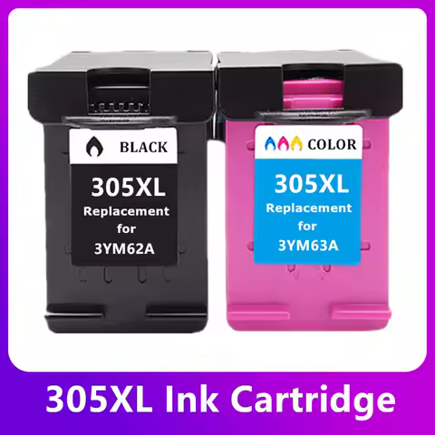 305XL Refilled Ink Cartridge Replacement for HP 305 XL for HP305 DeskJet 2710 2720 4110 4120 4130 EN