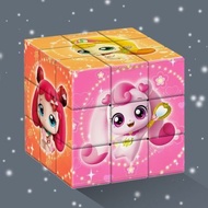 Educational toys奇妙萌可可爱卡通三阶图案学生魔方儿童益智创意解压玩具礼物8.8g